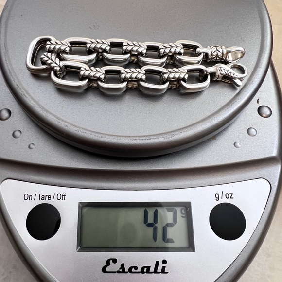 Jai John Hardy Textured Bracelet Sterling Silver 925 - Picture 7 of 9